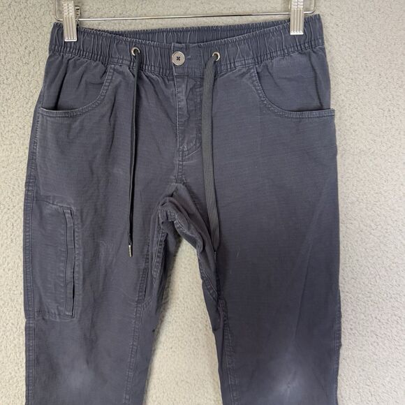 BYLT Weekender Pants Men's Small Blue Stretch Ripstop Drawstring Casual - Picture 2 of 11